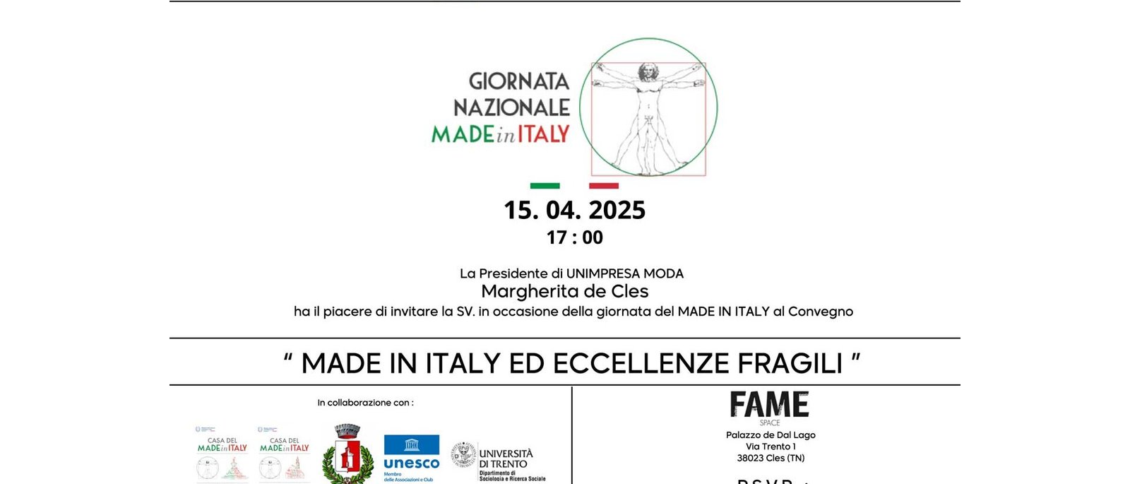 La Cles Atelier | Eleganza su Misura Made in Italy - Eventi - Made in Italy ed Eccellenze Fragili